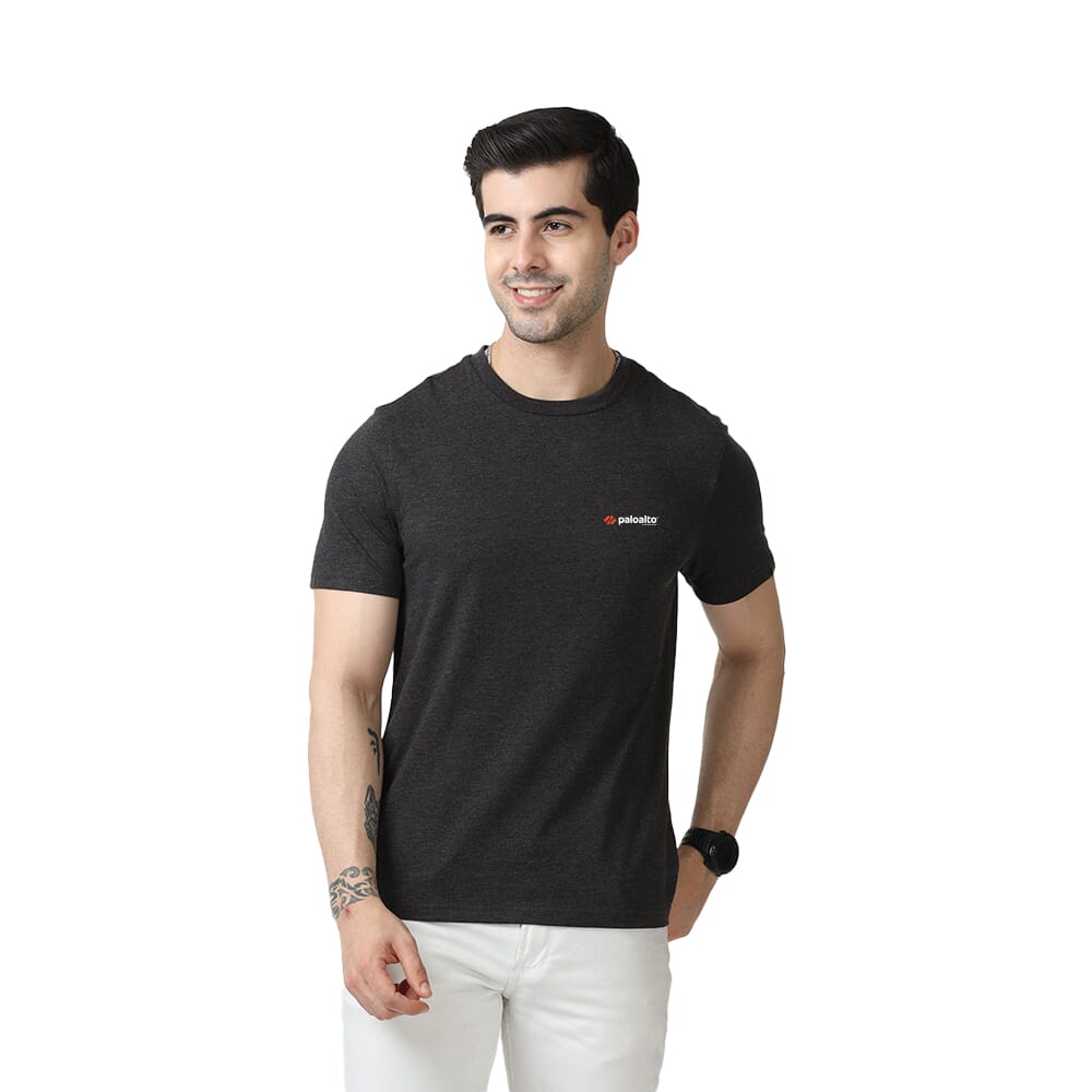 Marks & Spencer Round Neck T-shirt-Charcoal Grey